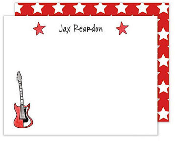 Rock Star Flat Note Cards